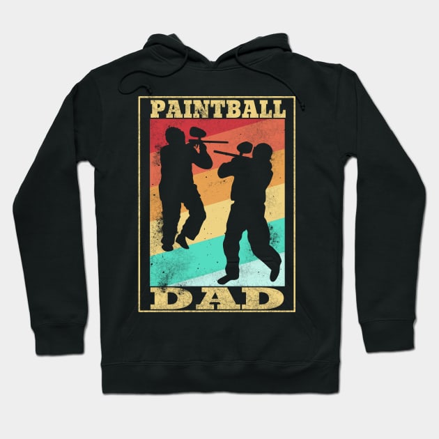 Paintball Dad Airsoft Softgun Airgun Mask Gift Hoodie by DHdesignerPublic